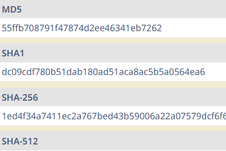 Hash Generator